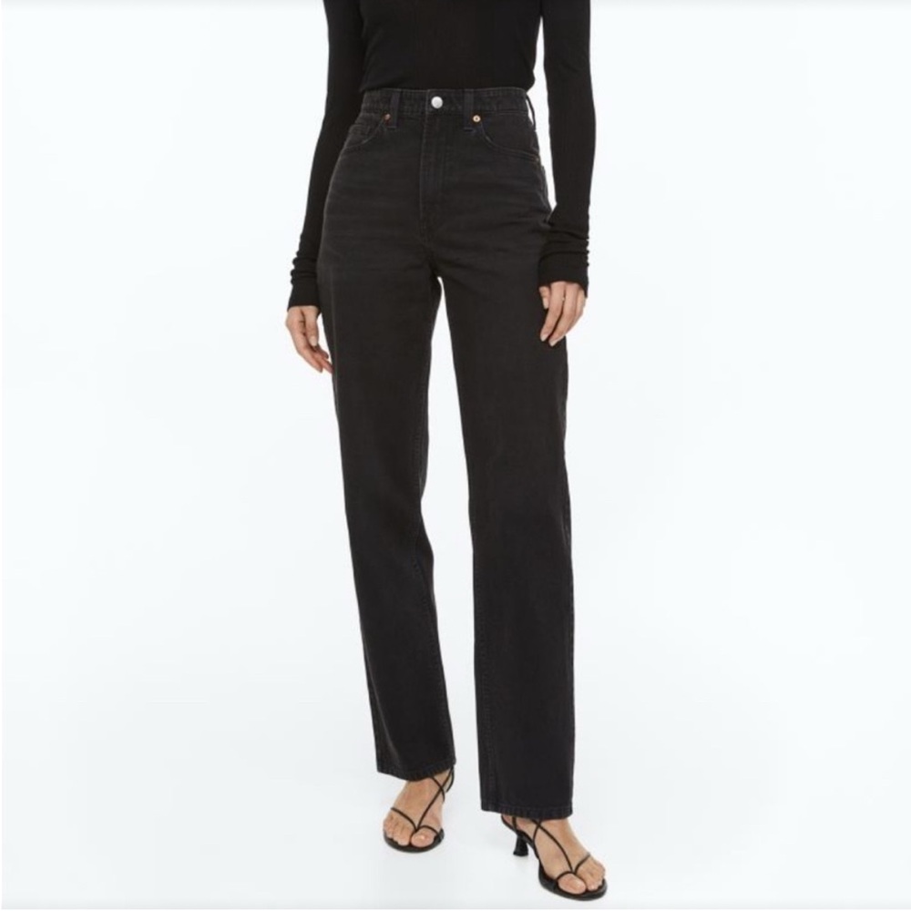 H&M Black High Rise Jeans